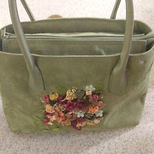 Ladies Cappelli handbag, green,,Sz Medium